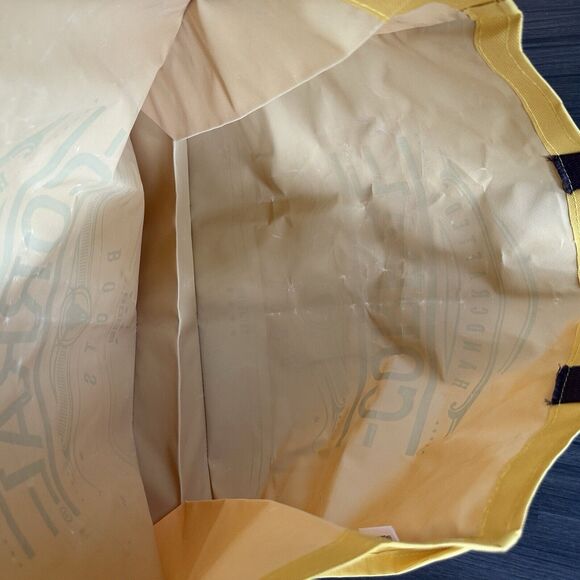 Corral Boots Tote Bag With Handle Canvas Yellow And Brown Western Country Shop - Picture 7 of 7